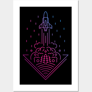 Smoky Rocket Posters and Art